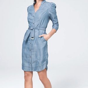 WHBM Denim shirt dress sz 14
